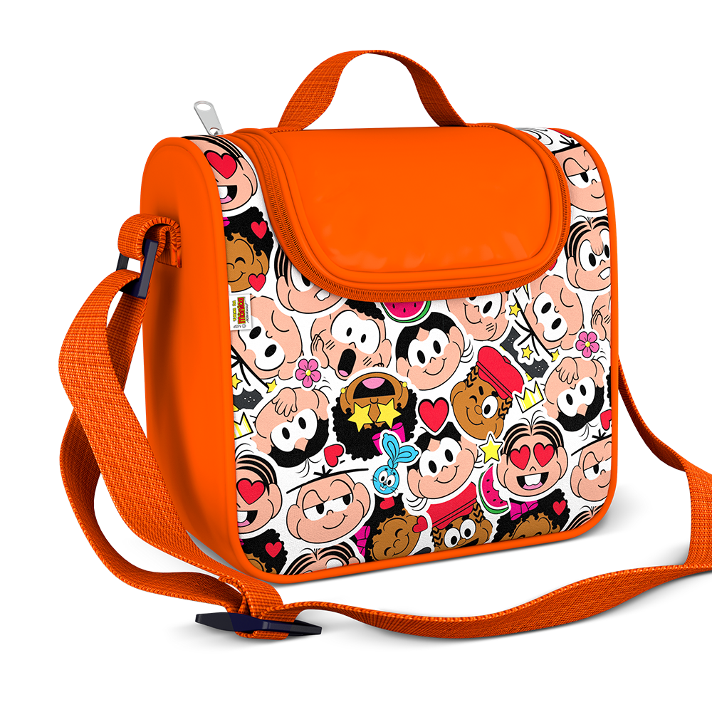 Bolsa Térmica com estampa da Turma da Mônica